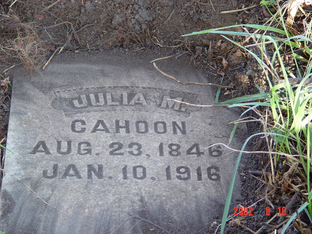 Julia Cahoon (1846-1916)