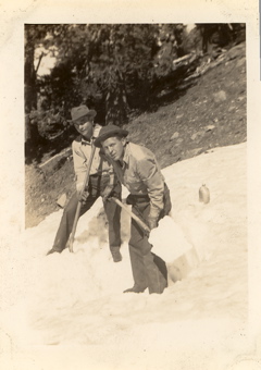Herman & friend (June 1938)