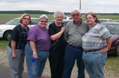 Fay Davenport, Joy Cooper, Alma Dean and Durwood Cooper, Suzy Cooper