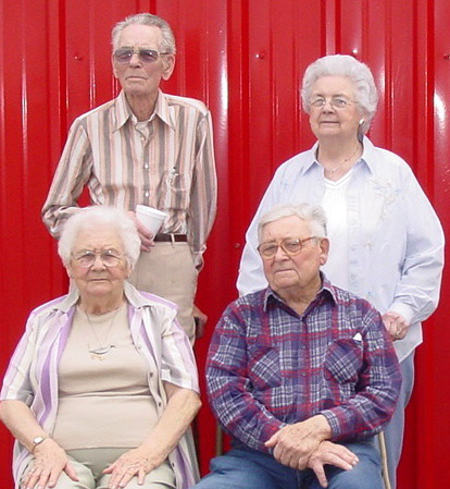 Elwood Cahoon, Minnie Mae Snell, Annie Williams, Herman Cohoon