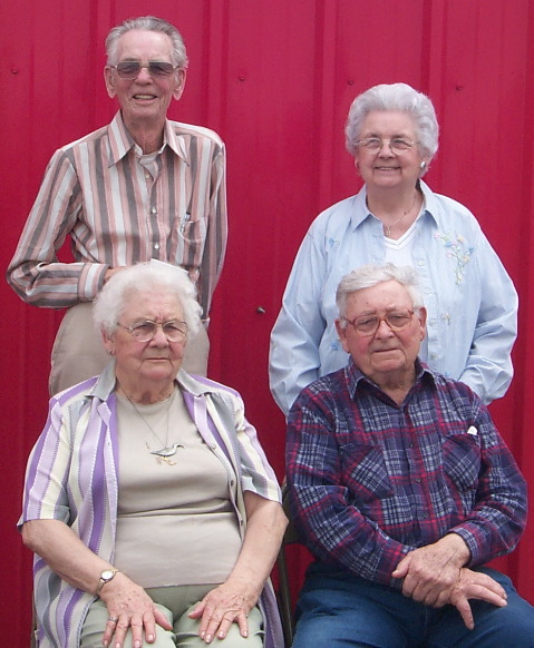 Elwood Cahoon, Minnie Mae Snell, Annie Williams, Herman Cohoon