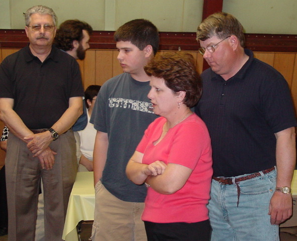 ?, Milton IV, Angie and Milton III (Buddy) Cahoon