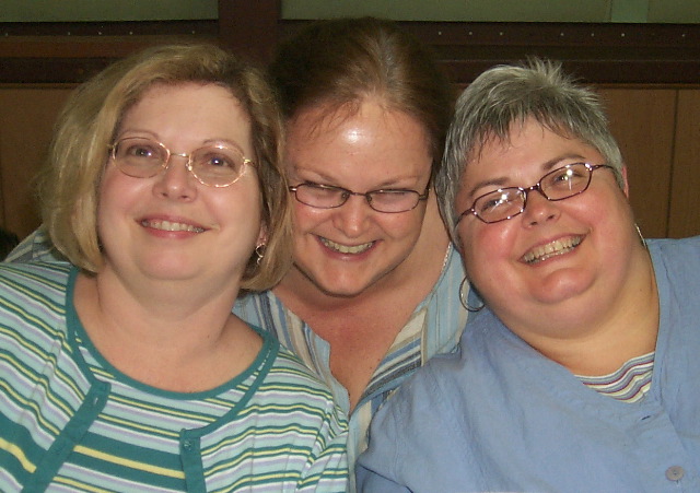 Faye Davenport, Suzy Peartree, and Joy Cooper