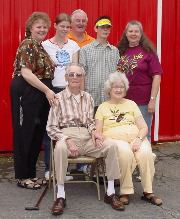 Elwood Cahoon and Family