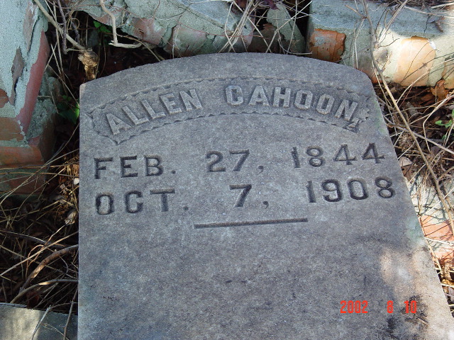 Allen Cahoon (1844-1908)